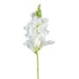 Flor artificial de boca de león SIRKALE, blanca, 40 cm, Ø 11 cm