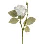 Flor decorativa rosa ZORKLIN, blanca, 45cm, Ø6,5cm