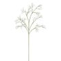 Rama de gypsophila de plástico CECILIA, blanca, 60cm