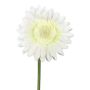Flor artificial Gerbera TUNZA, color crema, 50cm
