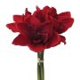 Ramo de flores sintéticos de amarilis LOMIRE, rojo, 30cm