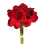 Ramo de flores sintéticos de amarilis LOMIRE, rojo oscuro, 30cm