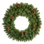 Corona de abeto artificial HEINOLA con piñas, verde, Ø 45 cm