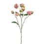 Rama decorativa de rosa col TRUVOL, rosa-crema, 65 cm, Ø 2-6 cm