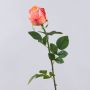 Rosa artificial SUNJIK, naranja-rosa-amarillo, 75 cm, Ø 7 cm