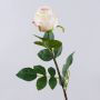 Rosa artificial SUNJIK, blanco-rosa, 75 cm, Ø 7 cm