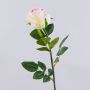 Rosa artificial SUNJIK, rosa-crema, 75 cm, Ø 7 cm