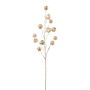 Rama artificial de physalis FRILTE con frutos, color champán metalizado, 90 cm