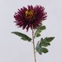 Flor artificial de crisantemo HIKJON, rosa, 75 cm, Ø 18 cm