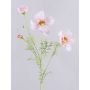 Rama artificial de caléndula HIKJAN, rosa y blanco, 80 cm