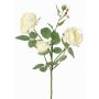 Rama de rosa artificial DIAMANTIS, color crema, 70 cm, Ø 5-8 cm