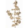 Rama artificial de eucalipto MALFHY, plateado-dorado metalizado, 75cm