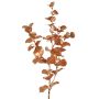 Rama artificial de eucalipto MALFHY, color cobre metalizado, 75 cm
