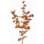 Rama artificial de eucalipto MALFHY, color cobre metalizado, 75cm