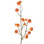 Rama decorativa de manzano ornamental NONGIH con frutos, naranja, 60 cm
