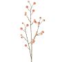 Rama decorativa de manzano ornamental NONGIH con frutos, rosa claro, 90 cm