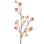 Rama decorativa de manzano ornamental NONGIH con frutos, rosa claro, 60 cm