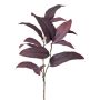 Rama artificial de eucalipto FRULMO, rojo burdeos, 90 cm
