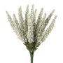 Erica artificial MIRAKY, varilla, blanco, 26 cm