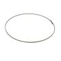 Anillo OASIS® de alambre plano ondulado, gris, Ø15cm