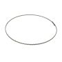 Anillo OASIS® de alambre plano ondulado, gris, Ø18cm