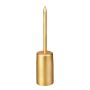 Portavelas metálico LISANDRE para velas cilíndricas de aprox. Ø 2,2 cm, dorado antiguo, 11 cm, Ø 2,3 cm