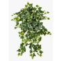 Hiedra artificial colgante LINNEO con varilla, crossdoor, verde y blanco, 65 cm