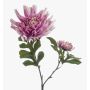 Rama decorativa de dalia KALGER, morada, 75 cm