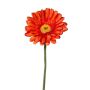 Flor artificial Gerbera VORNEK, naranja, 65cm