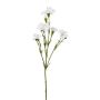 Rama artificial de aciano FRAVLE, blanca, 60cm