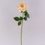 Rosa artificial GINAKAL, color albaricoque, 65 cm