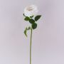 Rosa artificial GINAKAL, blanco crema, 65 cm