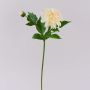 Dalia artificial WERNYT, color crema, 45 cm, Ø 10 cm