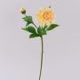 Dalia artificial WERNYT, color crema-albaricoque, 45 cm, Ø 10 cm