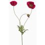Rama artificial de amapola SCHUNRA, rosa chillón, 75 cm
