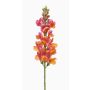 Flor artificial de boca de león DAENERYS, rosa-naranja, 80cm