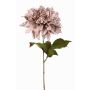 Flor artificial de terciopelo, dalia MINBU, lila claro, 60cm, Ø17cm