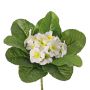 Flor artificial de prímula SUNDARA en varilla, blanca, 20 cm, Ø 4 cm