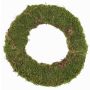 Corona decorativa de musgo natural DIOTIMA, verde, Ø30cm