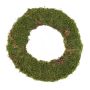 Corona de musgo natural DIOTIMA, verde, Ø30 cm