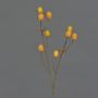 Cardo noble de plástico LOUKAS, amarillo-naranja, 45 cm, Ø 1-1,5 cm