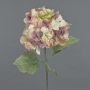 Flor decorativa de hortensia URANIA, aspecto seco, rosa antiguo-crema, 75 cm, Ø 20 cm