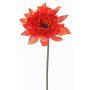 Gerbera sintética PAMILLA, naranja, 65cm, Ø12cm