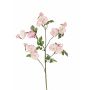 Campanilla de plástico IORDANIS, rosa y blanco, 80 cm, Ø 3-5,5 cm