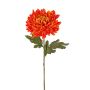 Flor artificial de crisantemo DELPHINA, naranja, 65 cm, Ø 14 cm