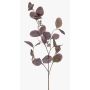 Rama decorativa de eucalipto MAXEN con frutos, violeta-gris, 75 cm