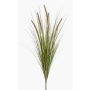 Planta artificial de hierba «Federborstengras» YWAIN, panículas, varilla de sujeción, beige-verde, 70 cm