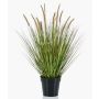 Planta artificial de hierba pluma YWAIN con espigas, beige-verde, 70 cm