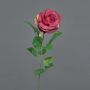 Rosa artificial PEZOS, rojo burdeos, 60 cm, Ø 10 cm
