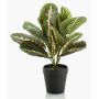 Planta artificial situla, verde-rojo, 30 cm